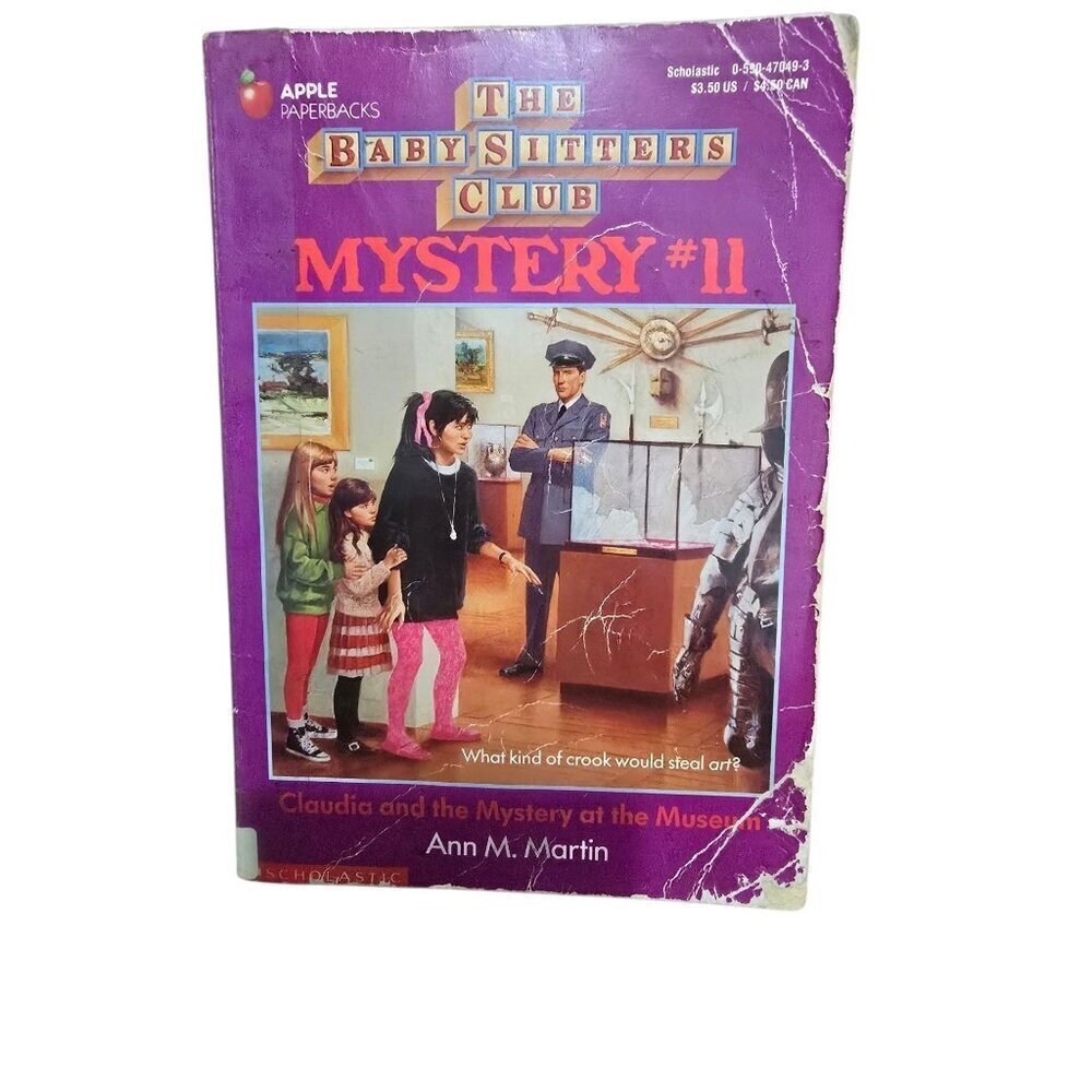 Vintage The Baby-sitters Club Mystery #11 Claudia & the Mystery at the Museum Bo
